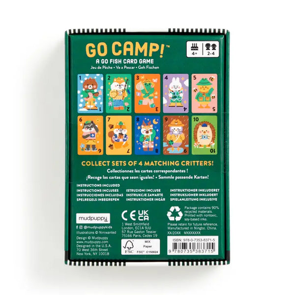 Go Camp! A Go Fish Card Game