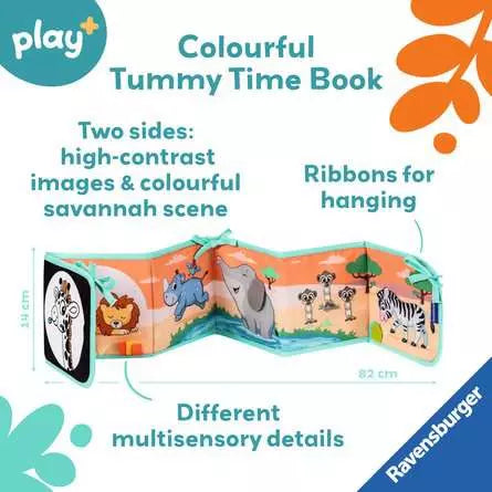 Tummy Time Book: Wild Animals