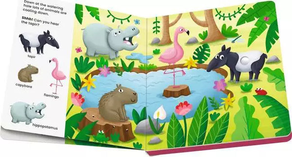 Shh....Who's There Book: Jungle Animals
