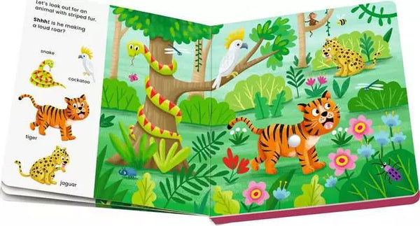 Shh....Who's There Book: Jungle Animals