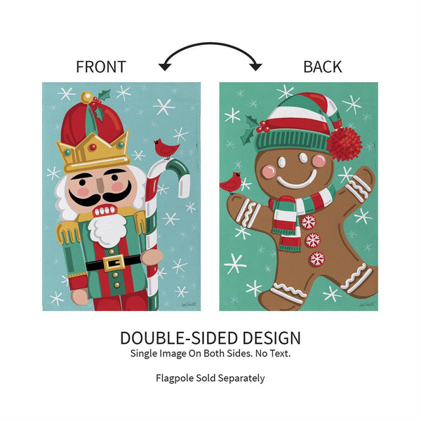 Christmas Icons Reversible Garden Flag
