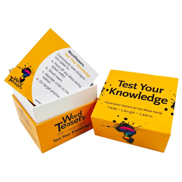 Test Your Knowledge: Conversation Starter Cards