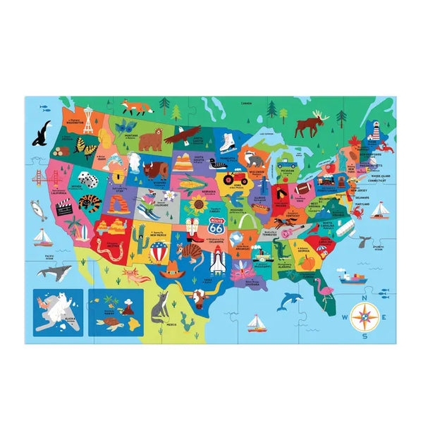 Map of the USA Giant Floor Puzzle