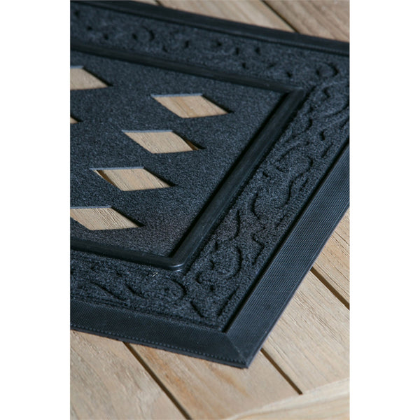 Black Scroll Mat Tray