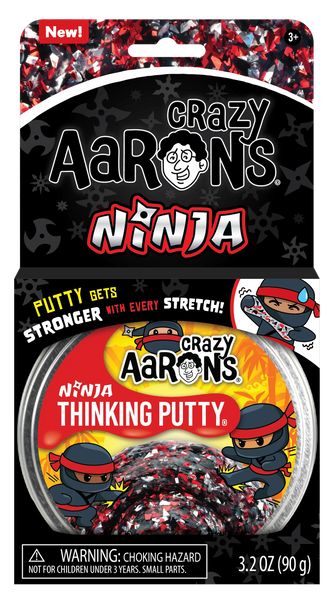 Crazy Aarons Ninja Thinking Putty - 4" Tin