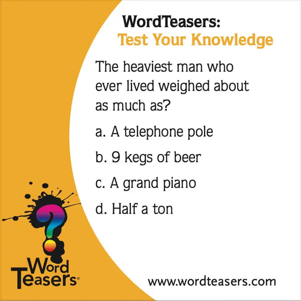 Test Your Knowledge: Conversation Starter Cards