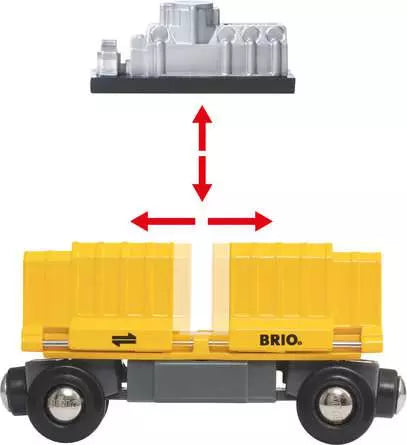 BRIO Three-Wagon Cargo Train