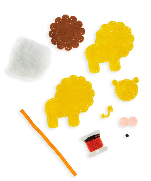 Lion DIY Felt Ornament Kit