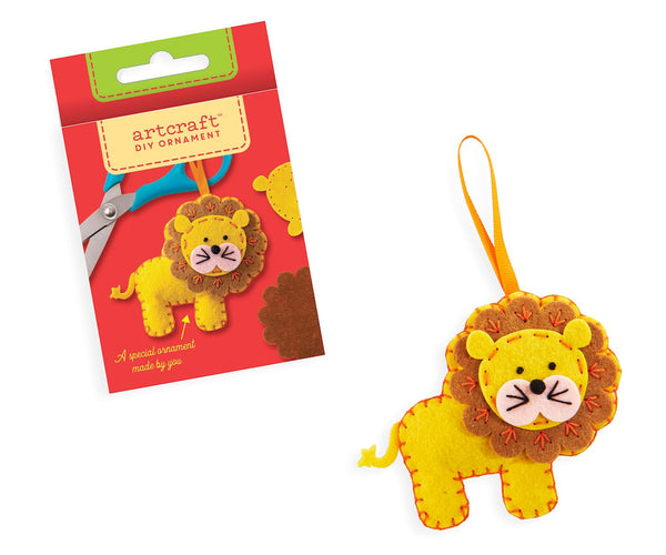 Lion DIY Felt Ornament Kit