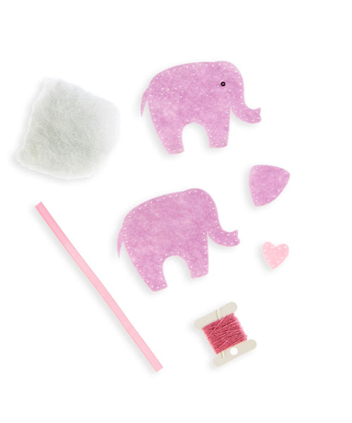 Elephant DIY Felt Ornament Kit