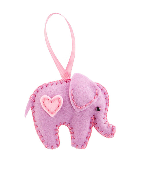 Elephant DIY Felt Ornament Kit