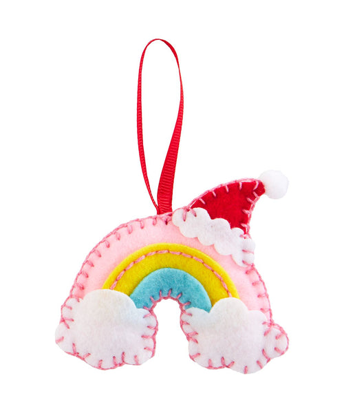 Christmas Rainbow DIY Felt Ornament Kit