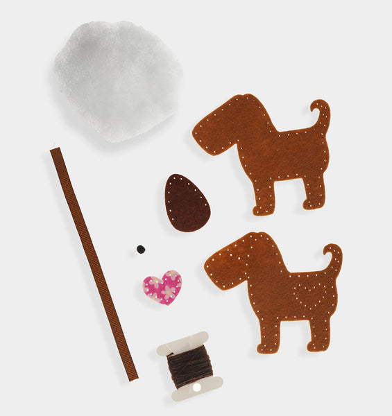 Dog DIY Felt Ornament Kit
