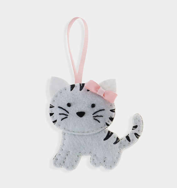 Cat DIY Felt Ornament Kit