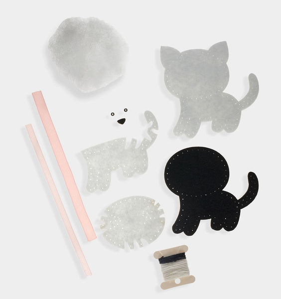Cat DIY Felt Ornament Kit