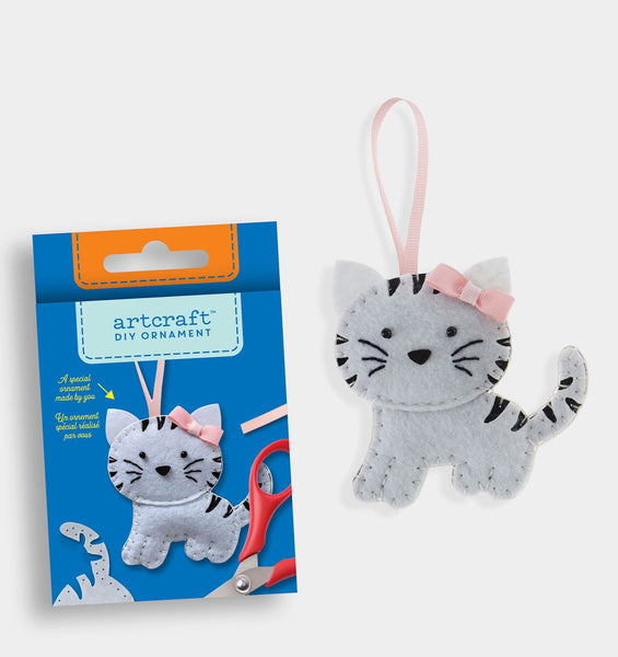 Cat DIY Felt Ornament Kit