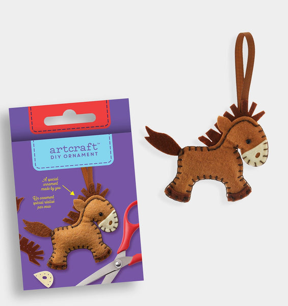 Horse DIY Felt Ornament Kit