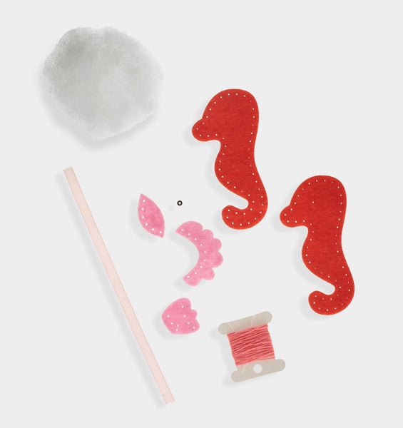 Seahorse DIY Felt Ornament Kit