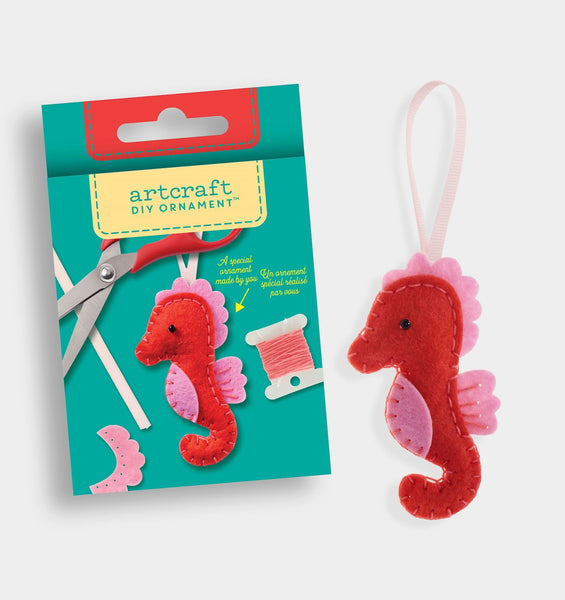 Seahorse DIY Felt Ornament Kit