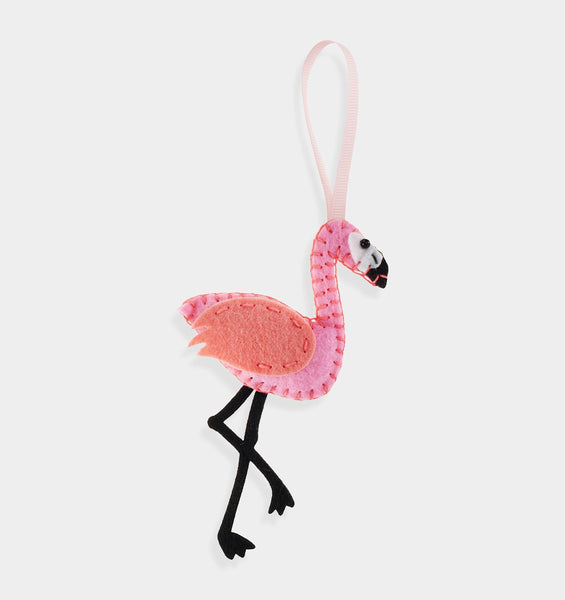 Flamingo DIY Felt Ornament Kit