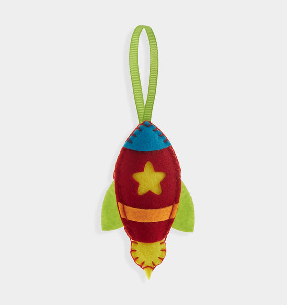 Rocket Ship DIY Felt Ornament Kit