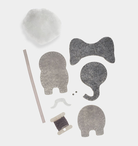 Elephant DIY Felt Ornament Kit