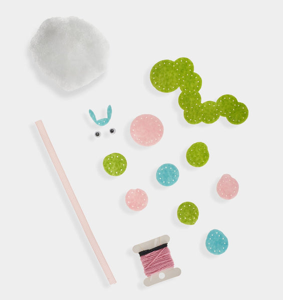 Caterpillar DIY Felt Ornament Kit