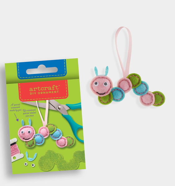 Caterpillar DIY Felt Ornament Kit