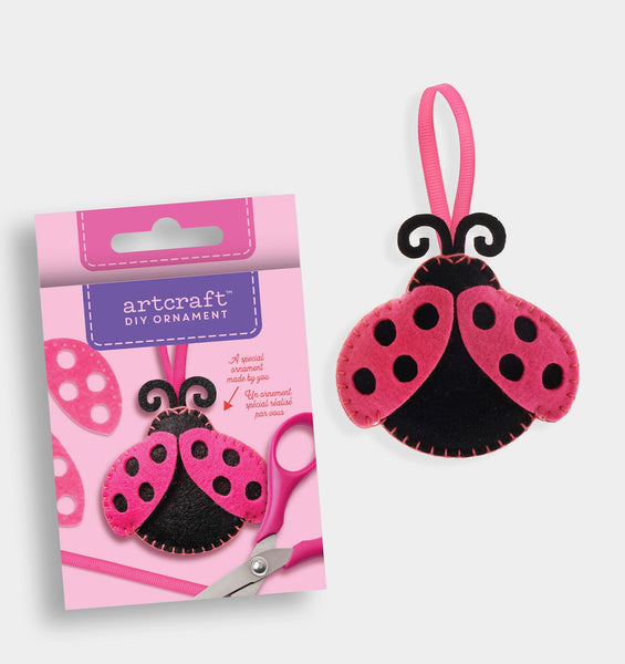 Ladybug DIY Felt Ornament Kit
