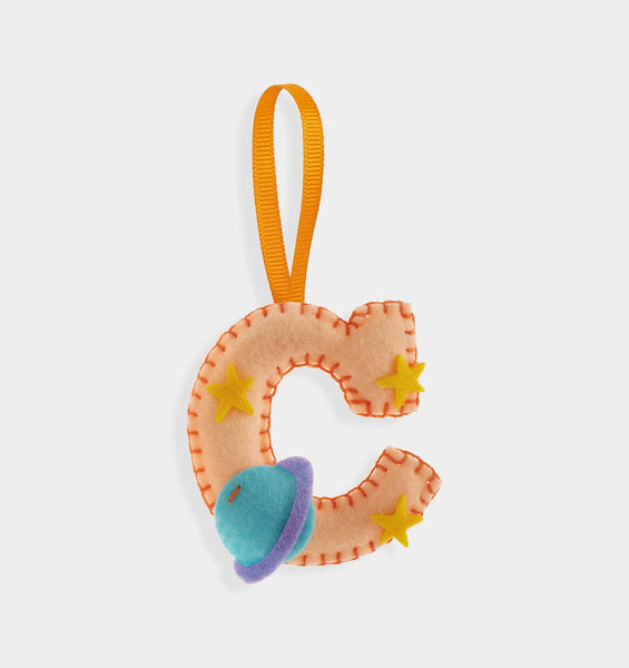 C Letter DIY Felt Ornament Kit