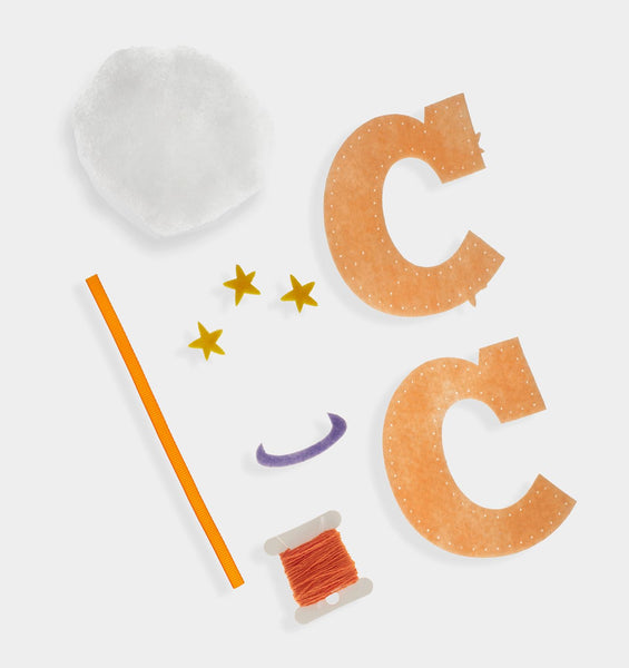 C Letter DIY Felt Ornament Kit
