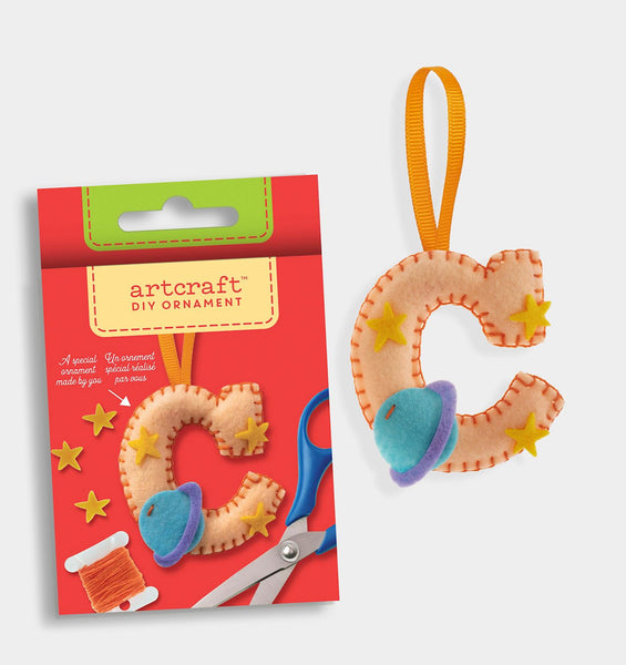C Letter DIY Felt Ornament Kit