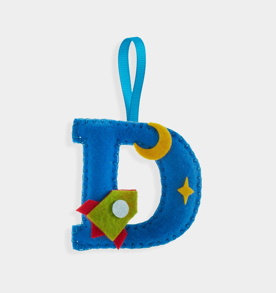 D Letter DIY Felt Ornament Kit