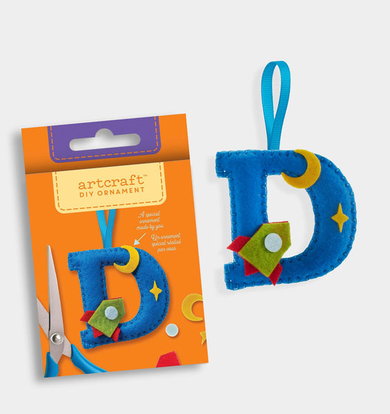 D Letter DIY Felt Ornament Kit