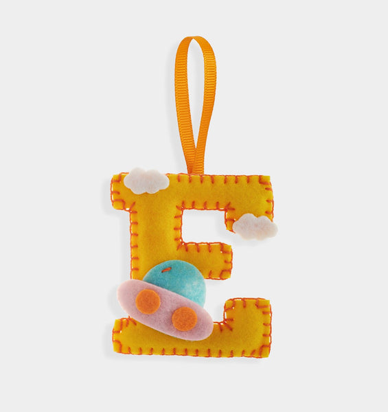 E Letter DIY Felt Ornament Kit