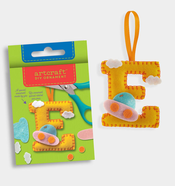 E Letter DIY Felt Ornament Kit