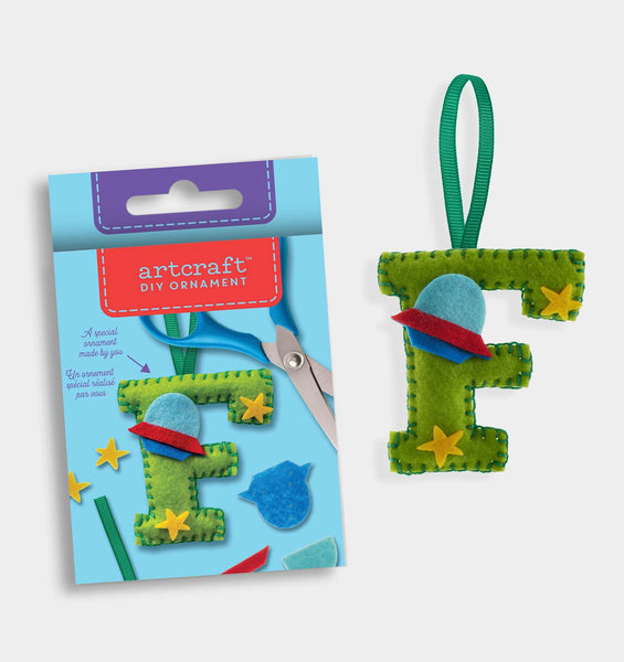 F Letter DIY Felt Ornament Kit