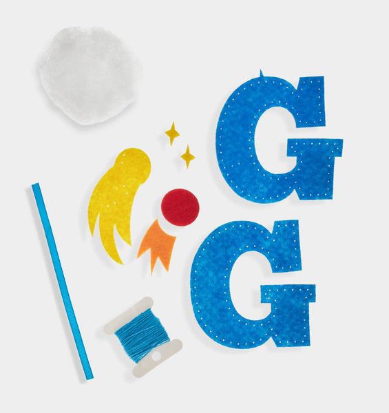 G Letter DIY Felt Ornament Kit