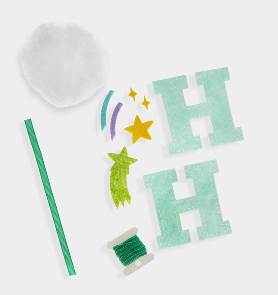 H Letter DIY Felt Ornament Kit