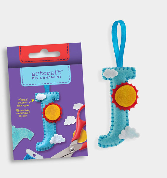 J Letter DIY Felt Ornament Kit
