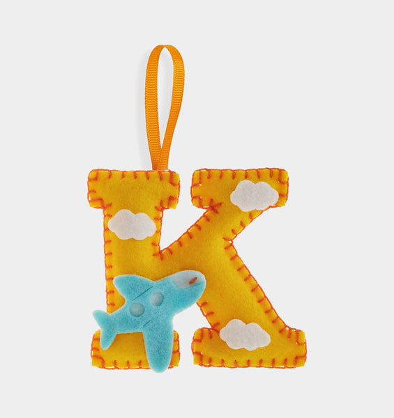 K Letter DIY Felt Ornament Kit