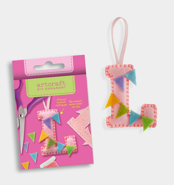 L Letter DIY Felt Ornament Kit