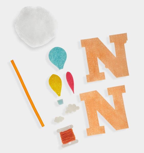 N Letter DIY Felt Ornament Kit