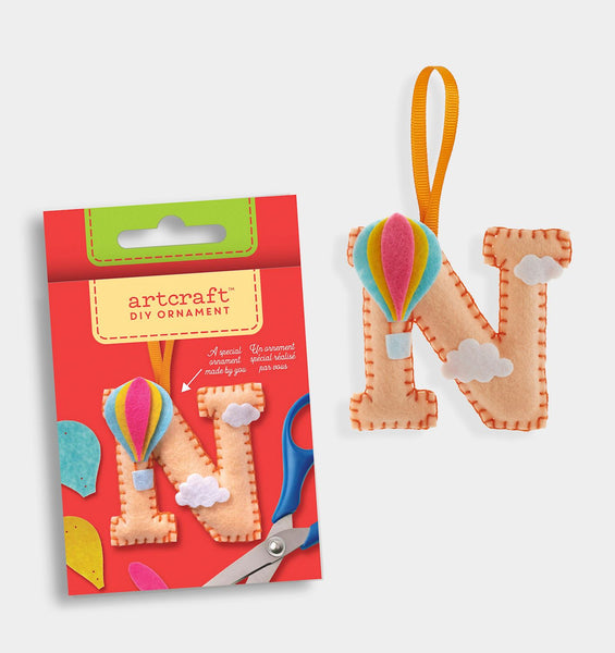 N Letter DIY Felt Ornament Kit