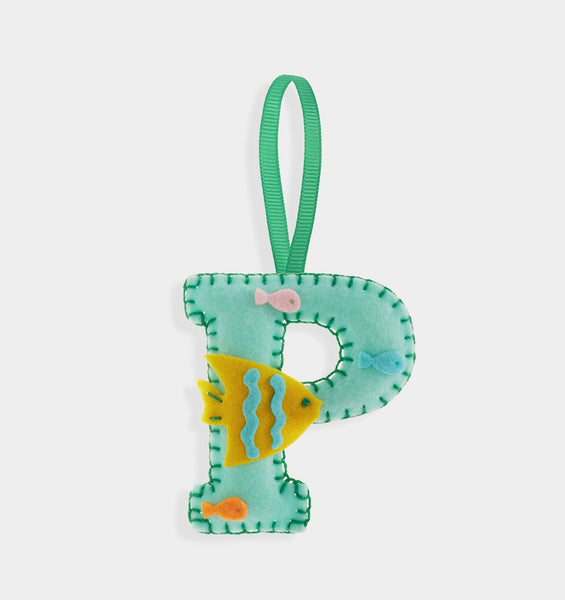 P Letter DIY Felt Ornament Kit