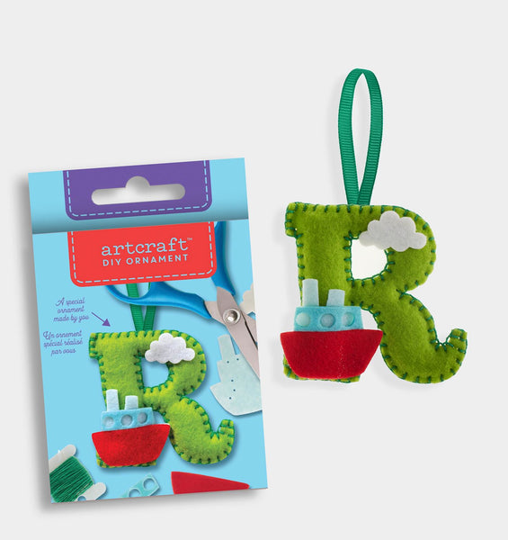 R Letter DIY Felt Ornament Kit