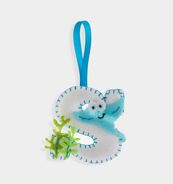 S Letter DIY Felt Ornament Kit