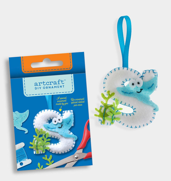 S Letter DIY Felt Ornament Kit