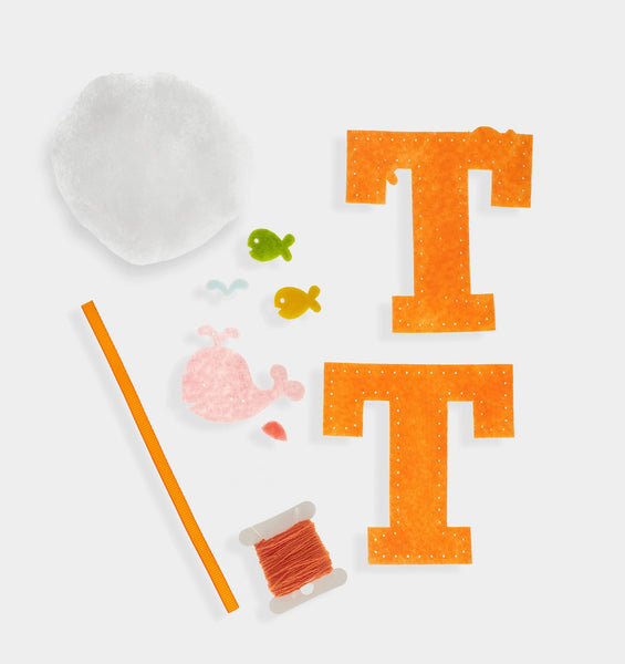 T Letter DIY Felt Ornament Kit