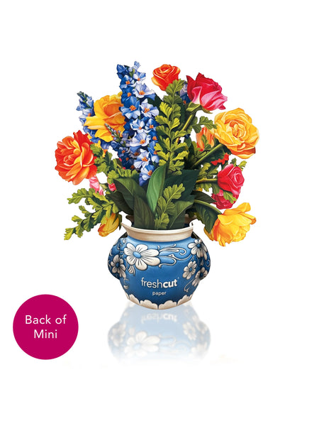 Mini Sorbet Roses Pop Up Flower Bouquet